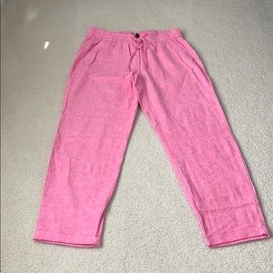 J.Crew Factory linen drawstring pants